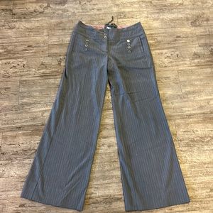 Anthropologie Cartonnier grey trousers 10 wide leg